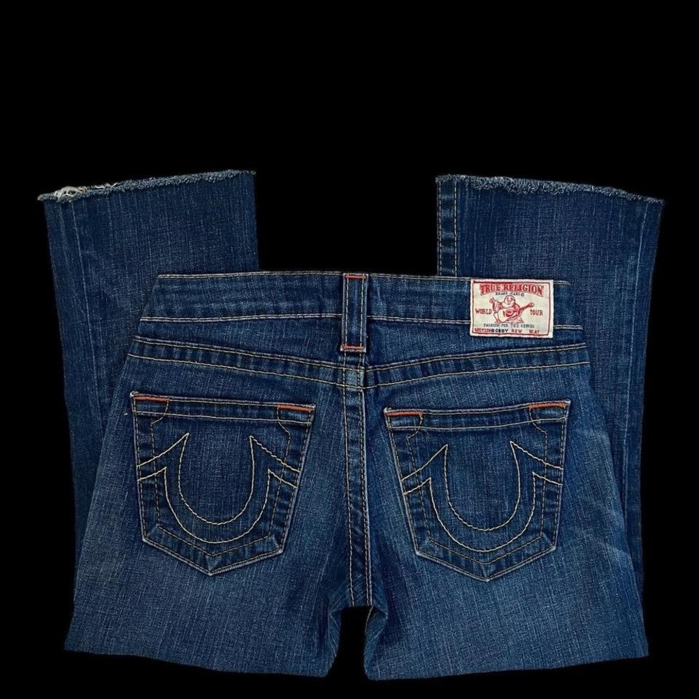 True Religion Vintage 100% Authentic Women's Classic Blue Straight Leg Jeans